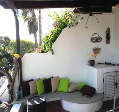 Terrasse Ruhiges Ferienhaus für Naturfreunde Lanzarote