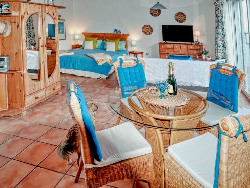 Finca Ferienwohnung Teneriffa Gemeinde Arico offener Wohnbereich