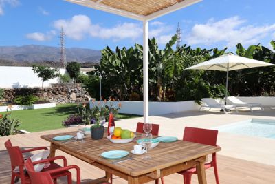 Ferienhaus in Playa San Juan TFS-066 Terrasse mit Esstisch