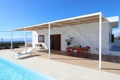 Ferienhaus in Playa San Juan TFS-066 überdachte Terrasse