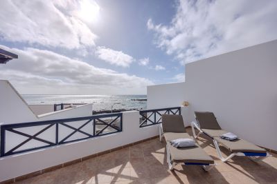 Dachterrasse Ferienhaus am Meer Lanzarote