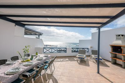 Dachterrasse Ferienhaus am Meer Lanzarote