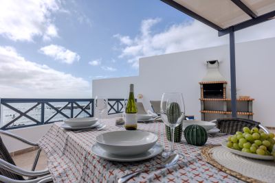Dachterrasse Ferienhaus am Meer Lanzarote