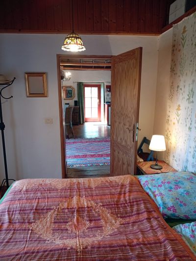 P-191 Ferienhaus La Palma Schlafzimmer mit Doppelbett