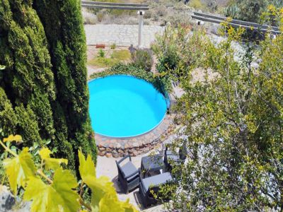 TFS - 192 Finca Ferienhaus - Gemeinschaftspool und Sitzecke