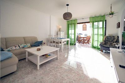 G-153 Ferienhaus in Agaete Wohnraum mit Essplatz