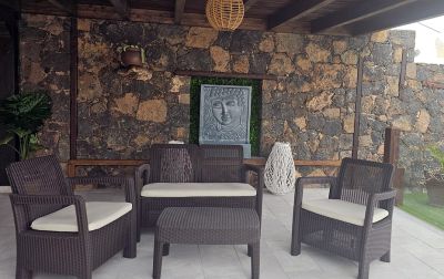 F-217 Ferienhaus in Lajares Blick von der Terrasse