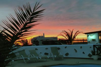 F-217 Ferienhaus in Lajares Poolbereich