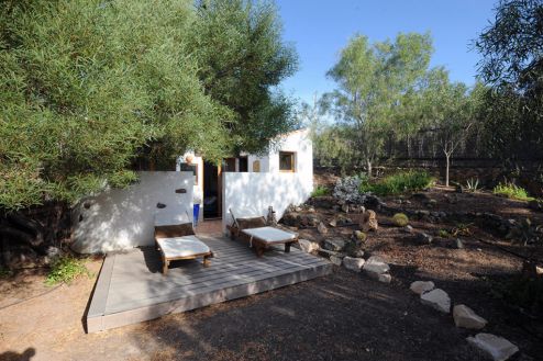 F-136 Terrasse individuelles Ferienhaus Fuerteventura