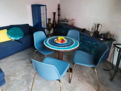Fuerteventura Ferienhaus F-213 Wohnraum mit Essplatz