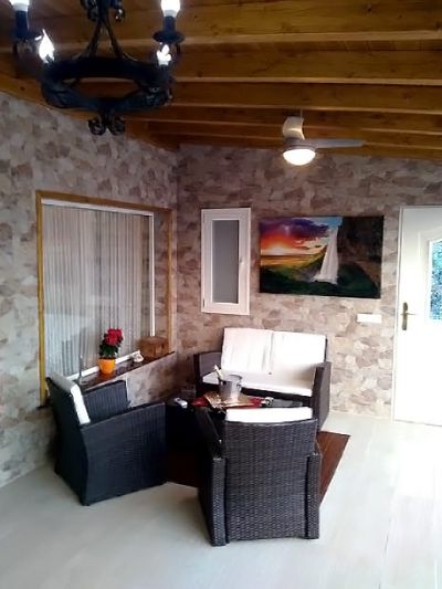 F-216 Ferienhaus mit Pool Fuerteventura Lounge Sitzecke