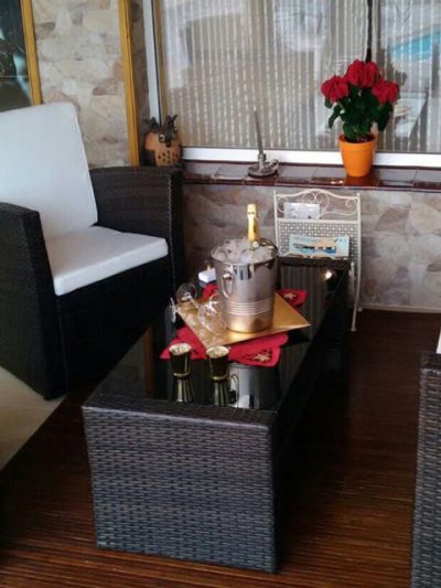 F-216 Ferienhaus mit Pool Fuerteventura Lounge Ecke