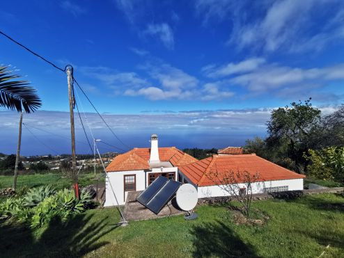 P-210 Finca Puntagorda Hausansicht Blick auf das Meer