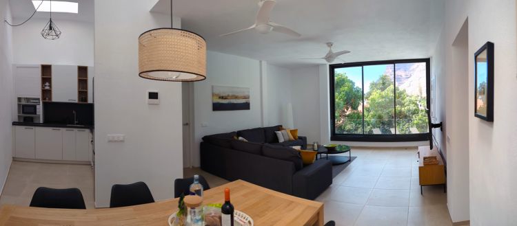 GO-031 Modernes Ferienhaus Valle Gran Rey La Gomera Offener Wohnraum