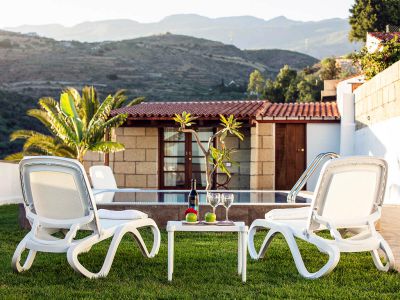 TFS - 189 Ferienhaus in Arico Nuevo Teneriffa Pool mit Sonnenliegen
