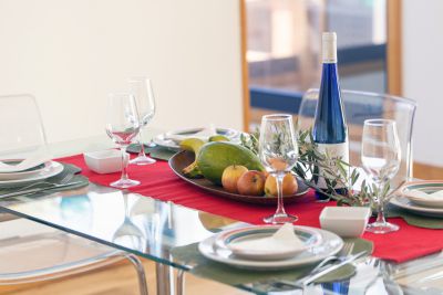 L-027 modernes Ferienhaus Lanzarote - Essplatz