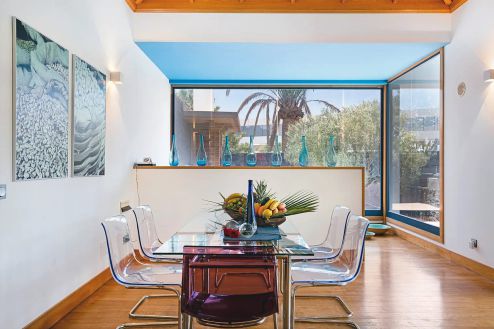 L-027 modernes Ferienhaus Lanzarote - Moderner Essbereich