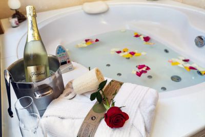 L-027 modernes Ferienhaus - Blick SPA Bereich