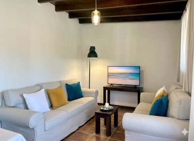 TFS - 189 Ferienhaus in Arico Nuevo Teneriffa Wohnraum mit SAT TV