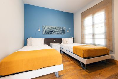 L-028 Ferienhaus Lanzarote Schlafzimmer mit Einzelbetten