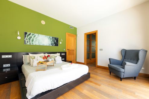 L-028 Ferienhaus Lanzarote Hauptschlafzimmer mit Doppelbett