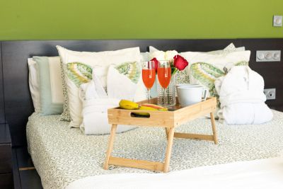 L-028 Ferienhaus Lanzarote Hauptschlafzimmer mit Doppelbett