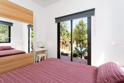 GO-040 Ferienwohnung Schlafzimmer mit Doppelbett La Gomera Valle Gran Rey