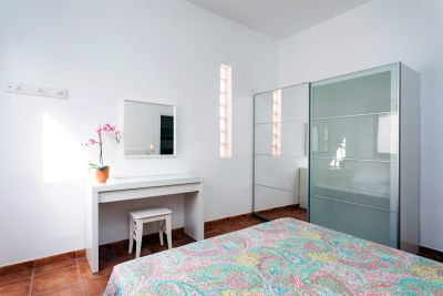 GO-041 Ferienwohnung La Gomera Valle Gran Rey, Schlafzimmer 3 mit Doppelbett