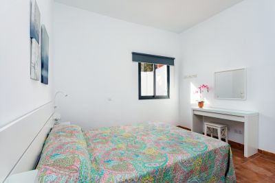 GO-041 Ferienwohnung La Gomera Valle Gran Rey, Schlafzimmer 3 mit Doppelbett
