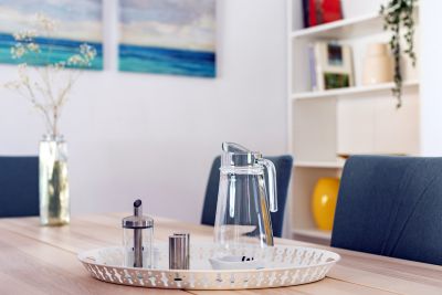 GO-041 Ferienwohnung La Gomera Valle Gran Rey, Blick auf den Esstisch