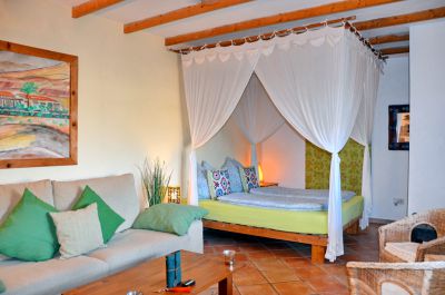 Fuerteventura Ferienwohnung F-140 gem&uuml;tlicher Wohnraum