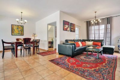 Ferienhaus Fuerteventura Blick in den Wohnraum F-225