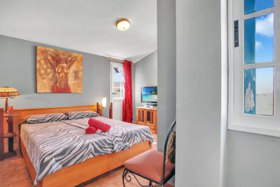 Ferienhaus Fuerteventura Schlafzimmer 1 mit Doppelbett F-225