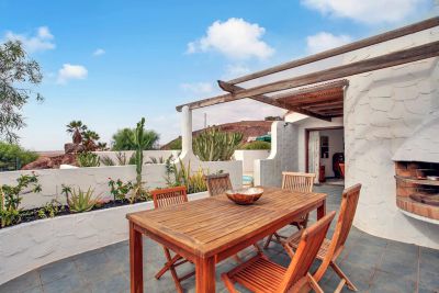 Ferienhaus Fuerteventura F-232 Terrasse mit Sitzpl&auml;tzen