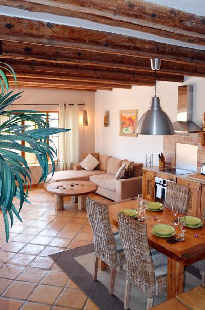 Fuerteventura Ferienwohnung La Pared F-143 Blick in den Wohn- Essbereich