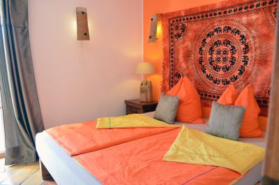 Fuerteventura Ferienwohnung La Pared F-143 Schlafzimmer mit Doppelbett