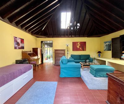 Ferienwohnung P-174 La Punta Wohnzimmer mit Schlafsofa