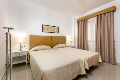 Ferienwohnung G-031 Puerto Mogan - 4A - Schlafzimmer mit Doppelbett