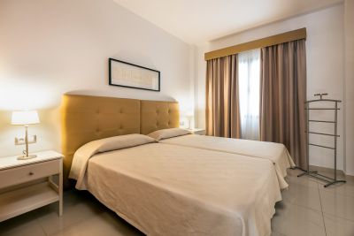 Ferienwohnung G-031 Puerto Mogan - 4B - Schlafzimmer mit Doppelbett