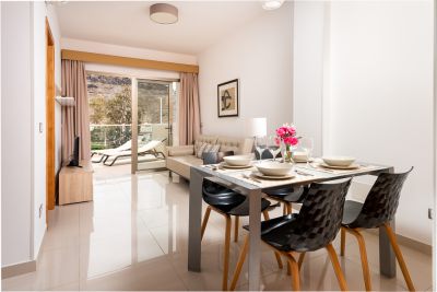 Ferienwohnung G-031 Puerto Mogan - 4B - Essplatz und Terrasse