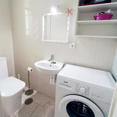 Teneriffa Ferienhaus TFS-128 G&auml;ste WC mit Waschmaschine