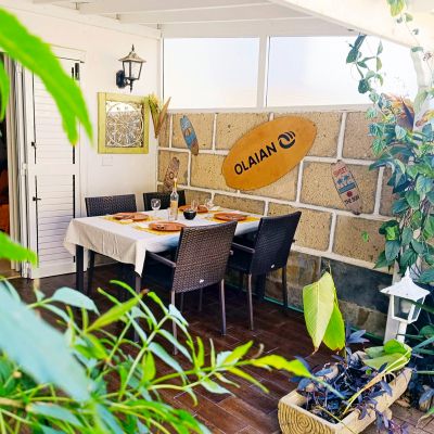 Teneriffa Ferienhaus TFS-128 - Terrasse mit Essplatz