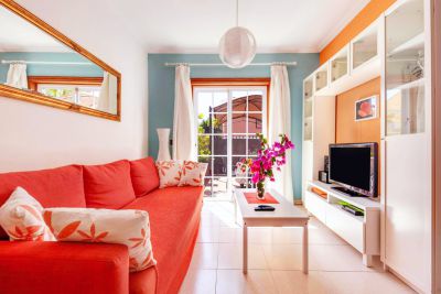Teneriffa Ferienhaus TFS-131 Wohnraum mit SAT / TV