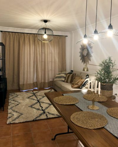 TFN - 072 Ferienwohnung Puerto de la Cruz - Wohnraum mit Essplatz