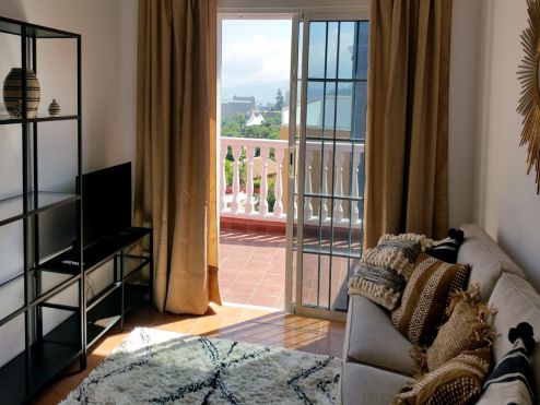 TFN - 072 Ferienwohnung Puerto de la Cruz - Wohnraum mit SAT TV
