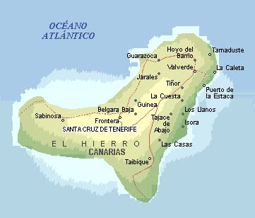 Inselkarte El Hierro